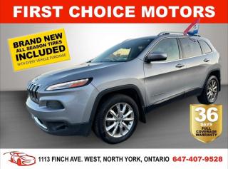 Used 2015 Jeep Cherokee LIMITED ~AUTOMATIC, FULLY CERTIFIED WITH WARRANTY! for sale in North York, ON