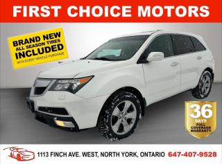 Welcome to First Choice Motors, the largest car dealership in Toronto of pre-owned cars, SUVs, and vans priced between $5000-$15,000. With an impressive inventory of over 300 vehicles in stock, we are dedicated to providing our customers with a vast selection of affordable and reliable options. <br><br>Were thrilled to offer a used 2013 Acura MDX SH-AWD W/ Tech, white color with 217,000km (STK#7146) This vehicle was $14990 NOW ON SALE FOR $12990. It is equipped with the following features:<br>- Automatic Transmission<br>- Fully loaded<br>- Leather Seats<br>- Sunroof<br>- Heated seats<br>- Navigation<br>- All wheel drive<br>- 3rd row seating<br>- DVD<br>- Memory seats<br>- Bluetooth<br>- Reverse camera<br>- Alloy wheels<br>- Power windows<br>- Power locks<br>- Power mirrors<br>- Air Conditioning<br><br>At First Choice Motors, we believe in providing quality vehicles that our customers can depend on. All our vehicles come with a 36-day FULL COVERAGE warranty. We also offer additional warranty options up to 5 years for our customers who want extra peace of mind.<br><br>Furthermore, all our vehicles are sold fully certified with brand new brakes rotors and pads, a fresh oil change, and brand new set of all-season tires installed & balanced. You can be confident that this car is in excellent condition and ready to hit the road.<br><br>At First Choice Motors, we believe that everyone deserves a chance to own a reliable and affordable vehicle. Thats why we offer financing options with low interest rates starting at 7.9% O.A.C. Were proud to approve all customers, including those with bad credit, no credit, students, and even 9 socials. Our finance team is dedicated to finding the best financing option for you and making the car buying process as smooth and stress-free as possible.<br><br>Our dealership is open 7 days a week to provide you with the best customer service possible. We carry the largest selection of used vehicles for sale under $9990 in all of Ontario. We stock over 300 cars, mostly Hyundai, Chevrolet, Mazda, Honda, Volkswagen, Toyota, Ford, Dodge, Kia, Mitsubishi, Acura, Lexus, and more. With our ongoing sale, you can find your dream car at a price you can afford. Come visit us today and experience why we are the best choice for your next used car purchase!<br><br>All prices exclude a $10 OMVIC fee, license plates & registration  and ONTARIO HST (13%)