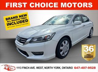 Welcome to First Choice Motors, the largest car dealership in Toronto of pre-owned cars, SUVs, and vans priced between $5000-$15,000. With an impressive inventory of over 300 vehicles in stock, we are dedicated to providing our customers with a vast selection of affordable and reliable options. <br><br>Were thrilled to offer a used 2013 Honda Accord SPORT, white color with 133,000km (STK#7148) This vehicle was $15990 NOW ON SALE FOR $13990. It is equipped with the following features:<br>- Automatic Transmission<br>- Heated seats<br>- Bluetooth<br>- Reverse camera<br>- Power windows<br>- Power locks<br>- Power mirrors<br>- Air Conditioning<br><br>At First Choice Motors, we believe in providing quality vehicles that our customers can depend on. All our vehicles come with a 36-day FULL COVERAGE warranty. We also offer additional warranty options up to 5 years for our customers who want extra peace of mind.<br><br>Furthermore, all our vehicles are sold fully certified with brand new brakes rotors and pads, a fresh oil change, and brand new set of all-season tires installed & balanced. You can be confident that this car is in excellent condition and ready to hit the road.<br><br>At First Choice Motors, we believe that everyone deserves a chance to own a reliable and affordable vehicle. Thats why we offer financing options with low interest rates starting at 7.9% O.A.C. Were proud to approve all customers, including those with bad credit, no credit, students, and even 9 socials. Our finance team is dedicated to finding the best financing option for you and making the car buying process as smooth and stress-free as possible.<br><br>Our dealership is open 7 days a week to provide you with the best customer service possible. We carry the largest selection of used vehicles for sale under $9990 in all of Ontario. We stock over 300 cars, mostly Hyundai, Chevrolet, Mazda, Honda, Volkswagen, Toyota, Ford, Dodge, Kia, Mitsubishi, Acura, Lexus, and more. With our ongoing sale, you can find your dream car at a price you can afford. Come visit us today and experience why we are the best choice for your next used car purchase!<br><br>All prices exclude a $10 OMVIC fee, license plates & registration  and ONTARIO HST (13%)