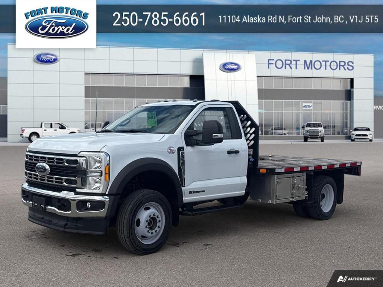 New 2023 Ford SUPER DUTY F-550 DRW FLAT DECK TRUCK for sale in Fort St John, BC