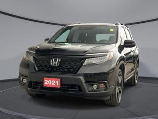 <b>Cooled Seats,  Navigation,  Leather Seats,  Sunroof,  Hands Free Liftgate!</b><br> <br>    Go where the adventure takes you in the highly capable Honda Passport. This  2021 Honda Passport is for sale today in Sudbury. <br> <br>This Honda Passport brings a breath of fresh air for all outdoor enthusiasts. Forged for the outdoors, this Honda SUV comes with a highly capable chassis, a powerful drivetrain, and the adventurous spirit you need to get off the beaten path and deep into the wild. No matter where your next adventure takes you, this Honda Passport has the design and capability to make those scenic drives that much better.This  SUV has 65,655 kms. Its  crystal black pearl in colour  . It has an automatic transmission and is powered by a  3.5L V6 24V GDI SOHC engine.  This unit has some remaining factory warranty for added peace of mind. <br> <br> Our Passports trim level is Touring. This Touring Passport was built for the long haul with top shelf features like navigation, air cooled seats, 4G WiFi, premium audio, wireless charging, hands free power liftgate, 115V outlet, and rain sensing wipers. Other premium features include a power moonroof, leather trimmed seats, driver memory settings, remote start, heated seats and steering wheel, steering wheel multifunction controls, 7 inch driver information, tri-zone automatic climate control, ambient lighting, Android Auto, Apple CarPlay, Bluetooth, SiriusXM, HondaLink, Siri EyesFree, USB and aux inputs, and an audio display. Driving assistance and active safety features like collision mitigation with forward collision warning, lane keep assist, road departure mitigation, adaptive cruise control, automatic high beams, and blind spot monitoring make sure you stay fresh on the trip. This vehicle has been upgraded with the following features: Cooled Seats,  Navigation,  Leather Seats,  Sunroof,  Hands Free Liftgate,  Heated Seats,  Wireless Charging. <br> <br>To apply right now for financing use this link : <a href=https://www.palladinohonda.com/finance/finance-application target=_blank>https://www.palladinohonda.com/finance/finance-application</a><br><br> <br/><br>Palladino Honda is your ultimate resource for all things Honda, especially for drivers in and around Sturgeon Falls, Elliot Lake, Espanola, Alban, and Little Current. Our dealership boasts a vast selection of high-class, top-quality Honda models, as well as expert financing advice and impeccable automotive service. These factors arent what set us apart from other dealerships, though. Rather, our uncompromising customer service and professionalism make every experience unforgettable, and keeps drivers coming back. The advertised price is for financing purchases only. All cash purchases will be subject to an additional surcharge of $2,501.00. This advertised price also does not include taxes and licensing fees.<br> Come by and check out our fleet of 110+ used cars and trucks and 60+ new cars and trucks for sale in Sudbury.  o~o