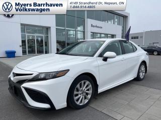 <b>Heated Seats,  Apple CarPlay,  Android Auto,  Adaptive Cruise Control,  Lane Keep Assist!  Former daily rental.<br> <br></b><br>     Full of modern technology and advanced safety features, the Toyota Camry was designed to seduce your senses with bold contour lines and an athletic stance. This  2021 Toyota Camry is for sale today in Nepean.  Former daily rental.<br> <br>Slip inside, and youll find a welcoming environment that caters to your every whim. This Toyota Camry offers captivating style, modern technology and more safety features than you would expect from a family sedan. Responsive and refined, the driving experience is at a whole new level from its previous model. This new platform has been transformed into something very unique with sharper exterior and interior lines and a powerful stance offering better stability. The Toyota Camry has become a truly unique sedan and is ready to make a big impact!This  sedan has 94,207 kms. Its  super white in colour  . It has an automatic transmission and is powered by a  2.5L I4 16V PDI DOHC engine.  This unit has some remaining factory warranty for added peace of mind. <br> <br> Our Camrys trim level is SE. Upgrading to this Toyota Camry SE is a great choice as it comes enhanced with extra sport and tech features such as a sport front grille, SofTex heated front seats, Entune 3.0 Audio with a touchscreen display and comes paired with Apple CarPlay, Android Auto and wireless streaming audio. It also includes stylish aluminum wheels, LED headlamps with automatic highbeam assist, power heated mirrors, automatic climate control, a 60/40 split folding rear seat, remote keyless entry, adaptive cruise control and Toyotas Safety Sense System that consists of lane departure alert and lane keeping assist, a pre collsion safety system and a rear view camera plus much more. This vehicle has been upgraded with the following features: Heated Seats,  Apple Carplay,  Android Auto,  Adaptive Cruise Control,  Lane Keep Assist,  Aluminum Wheels,  Leatherette Seats. <br> <br>To apply right now for financing use this link : <a href=https://www.barrhavenvw.ca/en/form/new/financing-request-step-1/44 target=_blank>https://www.barrhavenvw.ca/en/form/new/financing-request-step-1/44</a><br><br> <br/><br> Buy this vehicle now for the lowest bi-weekly payment of <b>$165.44</b> with $0 down for 96 months @ 7.99% APR O.A.C. ((Plus applicable taxes and fees - Some conditions apply to get approved at the mentioned rate)     ).  See dealer for details. <br> <br>We are your premier Volkswagen dealership in the region. If youre looking for a new Volkswagen or a car, check out Barrhaven Volkswagens new, pre-owned, and certified pre-owned Volkswagen inventories. We have the complete lineup of new Volkswagen vehicles in stock like the GTI, Golf R, Jetta, Tiguan, Atlas Cross Sport, Volkswagen ID.4 electric vehicle, and Atlas. If you cant find the Volkswagen model youre looking for in the colour that you want, feel free to contact us and well be happy to find it for you. If youre in the market for pre-owned cars, make sure you check out our inventory. If you see a car that you like, contact 844-914-4805 to schedule a test drive.<br> Come by and check out our fleet of 40+ used cars and trucks and 60+ new cars and trucks for sale in Nepean.  o~o