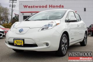 Recent Arrival! Glacier White 2016 Nissan Leaf 4D Hatchback SL SL $1000 PST Rebate FWD Single Speed Reducer Electric MotorOne low hassle free pre negotiated price, Ask us about our 24 Hour EV test drive, PST Rebate is not included in above price and is based on PST due, Electric charge cord and 2 keys with every purchase of an EV from Westwood Honda.We specialize in getting you into vehicles with 0 emissions, We have been the largest retailer in Canada of used EVs over the last 10 years . HOV lane access and a fraction of gas-vehicle maintenance costs. Looking for a specific model thats not in our inventory? Our sourcing experts will find one for you. Westwood Hondas EV sales last year will keep approximately 600,000 metric tons of carbon dioxide out of the atmosphere over the next 4 years. Join the Revolution, save the planet, AND save money. Westwood Hondas Buy Smart Standard program includes a thorough safety inspection, detailed Car Proof report that shows the history of the car youre buying, a 6-month warranty on tires, brakes, and bulbs, and 3 free months of Sirius radio where equipped! . We give you a complete professional detail, a full charge, our best low price first based on live market pricing, to guarantee you tremendous value and a non-stressful, no-haggle experience. Buy your car from home.Just click build your deal to start the process. It is easy 7 day Exchange Policy! $588 admin fee. Westwood Honda DL #31286.Reviews:  * Most owners rave about Leafs cheap-to-run costs, the joy of never visiting a gas station, and the charm of planning out daily errands and tracking down new charging stations to maximize on the Leafs EV range. Though any number of gasoline-powered cars can be had for less money and with no range anxiety, Leaf is almost universally loved by its owners who drive about 75 km per day or less. Its also easy to park, and very quiet. Performance, thanks to the on-demand electric torque, is a pleasant surprise according to many owners, too. Source: autoTRADER.caAwards:  * Canadian Green Car Zero Emissions Winner