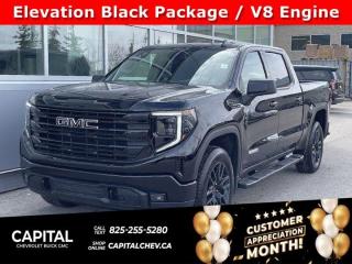 This GMC Sierra 1500 boasts a Gas V8 5.3L/325 engine powering this Automatic transmission. ENGINE, 5.3L ECOTEC3 V8 (355 hp [265 kW] @ 5600 rpm, 383 lb-ft of torque [518 Nm] @ 4100 rpm); featuring Dynamic Fuel Management, Wireless, Apple CarPlay / Wireless Android Auto, Windows, power rear, express down.* This GMC Sierra 1500 Features the Following Options *Windows, power front, drivers express up/down, Window, power front, passenger express down, Wi-Fi Hotspot capable (Terms and limitations apply. See onstar.ca or dealer for details.), Wheels, 20 x 9 (50.8 cm x 22.9 cm) 6-spoke High gloss Black painted aluminum, Wheel, 17 x 8 (43.2 cm x 20.3 cm) full-size, steel spare, USB Ports, 2, Charge/Data ports located on instrument panel, USB ports, (2) charge-only, rear, Transmission, 8-speed automatic, (Column shifter) electronically controlled with overdrive and tow/haul mode. Includes Cruise Grade Braking and Powertrain Grade Braking (Standard and only available with (L3B) 2.7L TurboMax engine.), Transfer case, single speed, electronic Autotrac with push button control (4WD models only), Tires, 275/60R20 all-season, blackwall.* Stop By Today *Treat yourself- stop by Capital Chevrolet Buick GMC Inc. located at 13103 Lake Fraser Drive SE, Calgary, AB T2J 3H5 to make this car yours today!