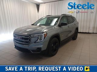 Take your adventures further with our 2024 GMC Terrain AT4 AWD that is a rugged machine with advanced capability and a compelling Sterling Metallic design! Motivated by a TurboCharged 1.5 Litre 4 Cylinder delivering 175hp to a 9 Speed Automatic transmission with a dedicated Off-Road mode. This All Wheel Drive SUV is eager for action with that on board, and it scores approximately 8.4L/100km on the highway. You can enjoy enhanced style with our Terrain, which shows off gloss-black wheels, black chrome accents, a hands-free liftgate, a steel front skid plate, signature LED lighting, fog lamps, heated power mirrors, a sunroof, and roof rails. Get behind the wheel of our AT4 cabin, and youll discover premium details like heated leather power front seats with AT4 logos, a heated-wrapped steering wheel, dual-zone automatic climate control, keyless access/ignition, remote start, and an impressive array of infotainment technologies. Connecting is a breeze with an 8-inch touchscreen, WiFi compatibility, wireless Android Auto®/Apple CarPlay®, Bluetooth®, and a six-sound audio system. GMCs intelligent safety tech is standard, protecting you with blind-spot monitoring, adaptive cruise control, automatic braking, forward collision alert, an HD rearview camera, pedestrian detection, lane-keeping assistance, rear parking assistance, hill-descent control, and more. Get ready to do more daily with our dynamic Terrain AT4. Save this Page and Call for Availability. We Know You Will Enjoy Your Test Drive Towards Ownership! Metros Premier Credit Specialist Team Good/Bad/New Credit? Divorce? Self-Employed?