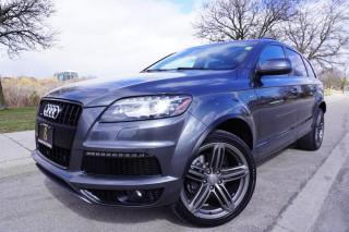 Used 2014 Audi Q7 S-LINE / NO ACCIDENTS / LOADED / 7 PASS / STUNNING for sale in Etobicoke, ON