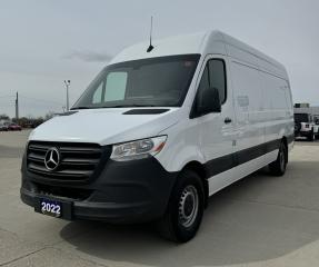 <p style=text-align: center;><strong><span style=font-size: 18pt;>2022 MERCEDES SPRINTER VAN 2500 HIGH ROOF 170</span></strong></p><p style=text-align: center;><strong><span style=font-size: 18pt;>2.0L 4-CYLINGER I4 TURBO DIESEL ENGINE</span></strong></p><p style=text-align: center;><span style=font-size: 14pt;>161 HORSEPOWER | 266 LB-FT OF TORQUE | GVWR: 9,050 LBS</span></p><p style=text-align: center;><span style=font-size: 14pt;><span style=font-size: 18.6667px;>107.5 HEIGHT | 95.5 WIDTH | 170 WHEELBASE</span></span></p><p style=text-align: center;><strong><span style=font-size: 18pt;>7G-TRONIC PLUS AUTOMATIC TRANSMISSION</span></strong></p><p style=text-align: center;><strong><span style=font-size: 18pt;>16 ALUMINUM WHEELS</span></strong></p><p style=text-align: center;> </p><p style=text-align: center;> </p><p style=text-align: center;><span style=font-size: 14pt;><strong>FEATURES</strong></span></p><p style=text-align: center;><span style=font-size: 14pt;>Active brake assist, Load-Adaptive Electronic Stability Program (ESP), </span><span style=font-size: 18.6667px;>Automatic headlights, Fog lamps, Blind-spot detectors (side mirrors), </span><span style=font-size: 18.6667px;>Vinyl flooring</span></p><p style=text-align: center;><span style=font-size: 14pt;>Multifunction steering wheel, heated and power adjustable exterior mirrors, </span><span style=font-size: 14pt;>Cruise control, Power lumbar-adjustable driver seat,  Power folding exterior mirrors, Power windows, Power door locks, Dimmable driver centre, Digital speed gauge, Trip computer with average fuel consumption, Push to start, AM/FM radio, Bluetooth audio, Two USB-C ports (one on radio, one below cupholders), Telematics, 12V port,</span></p><p style=text-align: center;><span style=font-size: 14pt;>Driver and passenger reading lamp, Cargo area lighting with on/off switch, Back-up camera on rearview mirror, Assist handle and step in cargo area (side door)</span></p><p style=text-align: center;> </p><p style=text-align: center;> </p><p style=box-sizing: border-box; margin-bottom: 1rem; margin-top: 0px; color: #212529; font-family: -apple-system, BlinkMacSystemFont, Segoe UI, Roboto, Helvetica Neue, Arial, Noto Sans, Liberation Sans, sans-serif, Apple Color Emoji, Segoe UI Emoji, Segoe UI Symbol, Noto Color Emoji; font-size: 16px; background-color: #ffffff; text-align: center; line-height: 1;><span style=box-sizing: border-box; font-family: arial, helvetica, sans-serif;><span style=box-sizing: border-box; font-weight: bolder;><span style=box-sizing: border-box; font-size: 14pt;>Here at Lanoue/Amfar Sales, Service & Leasing in Tilbury, we take pride in providing the public with a wide variety of High-Quality Pre-owned Vehicles. We recondition and certify our vehicles to a level of excellence that exceeds the Status Quo. We treat our Customers like family and provide the highest level of service from Start to Finish. If you’d like a smooth & stress-free car shopping experience, give one of our Sales Associates a call at 1-844-682-3325 to help you find your next NEW-TO-YOU vehicle!</span></span></span></p><p style=box-sizing: border-box; margin-bottom: 1rem; margin-top: 0px; color: #212529; font-family: -apple-system, BlinkMacSystemFont, Segoe UI, Roboto, Helvetica Neue, Arial, Noto Sans, Liberation Sans, sans-serif, Apple Color Emoji, Segoe UI Emoji, Segoe UI Symbol, Noto Color Emoji; font-size: 16px; background-color: #ffffff; text-align: center; line-height: 1;><span style=box-sizing: border-box; font-family: arial, helvetica, sans-serif;><span style=box-sizing: border-box; font-weight: bolder;><span style=box-sizing: border-box; font-size: 14pt;>Although we try to take great care in being accurate with the information in this listing, from time to time, errors occur. The vehicle is priced as it is physically equipped. Minor variances will not effect pricing. Please verify the vehicle is As Expected when you visit. Thank You!</span></span></span></p>