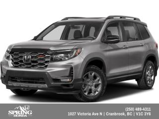 New 2024 Honda Passport TrailSport PRICE INCLUDES: FREIGHT & PDI, ALL SEASON MATS, BLOCK HEATER, PAINT PROTECTION FILM, PREMIUM PAINT for sale in Cranbrook, BC