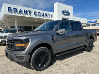 <p>Cash Price please ask us about our finance options<br />KEY FEATURES: 2024 F150 XLT, 4x4, Crew Cab, 3.5L V6 Hybrid Engine, Grey, Black Sport Cloth interior, 10-speed automatic transmission, 302a Xlt/Sport Package, Tow Haul package trailer hitch, Trailer brake controller,  Mobile office Package, XLT Black Appearance package, STX Black appearance package, 20 inch aluminum wheels, SYNC4, 12 screen, Ford pass, Lane keep system, pre-collision braking, pre-collision assist, rear backup camera, keyless entry, power windows , power locks and more.</p><p><br />Please Call 519-756-6191, Email sales@brantcountyford.ca for more information and availability on this vehicle.  Brant County Ford is a family owned dealership and has been a proud member of the Brantford community for over 40 years!</p><p> </p><p><br />** PURCHASE PRICE ONLY (Includes) Fords Delivery Allowance</p><p><br />** See dealer for details.</p><p>*Please note all prices are plus HST and Licencing. </p><p>* Prices in Ontario, Alberta and British Columbia include OMVIC/AMVIC fee (where applicable), accessories, other dealer installed options, administration and other retailer charges. </p><p>*The sale price assumes all applicable rebates and incentives (Delivery Allowance/Non-Stackable Cash/3-Payment rebate/SUV Bonus/Winter Bonus, Safety etc</p>