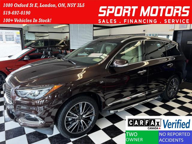 2019 Infiniti QX60 Pure AWD+New Tires+360 CAM+DVDs+GPS+CLEAN CARFAX Photo1