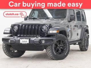 Used 2021 Jeep Wrangler Unlimited Willy's Ed 4x4 w/ Uconnect 4, Rearview Cam, Dual Zone A/C for sale in Toronto, ON