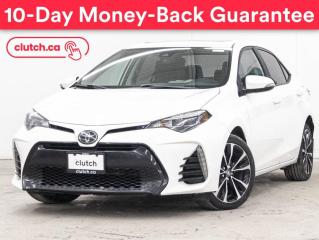 Used 2017 Toyota Corolla SE Upgrade w/ Rearview Cam, Bluetooth, A/C for sale in Toronto, ON
