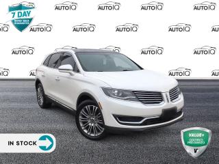 Experience the luxury and performance of the 2017 Lincoln MKX AWD Reserve, a remarkable SUV powered by a 3.7L V6 TIVCT engine. This engine, used in a variety of Ford and Lincoln vehicle models, is known for its power and efficiency. It features double-overhead camshafts and four valves per cylinder, along with Fords Ti-VCT variable valve timing on both intake and exhaust valves. This allows a full 60 degrees of cam timing adjustment on the intake side and 50 degrees on the exhaust side, enabling the 3.7L engine to produce impressive power, very clean emissions, a smooth idle, and excellent fuel mileage.

The 2017 Lincoln MKX AWD Reserve delivers a robust performance with 303 hp and 278 lb-ft of torque, and it offers a fuel consumption estimate of 14.4/10.3 L/100 km (city/highway). Its not just about performance, though. This SUV is well-equipped with features that enhance comfort and convenience. Enjoy the ease of remote engine start, dual-zone automatic air conditioning, and passive keyless entry. The part-digital gauge cluster with a customizable display, hands-free power tailgate, ambient lighting, power-folding side mirrors, HID headlights and LED taillights, SYNC 3 infotainment, power-adjustable steering column, 10-speaker stereo, Bridge of Weir leather seating, 18-inch wheels, and a drive mode selector all contribute to a superior driving experience.

The vehicle also includes the Equipment Group 102A, which adds features like a rotary gear shift dial, center console mounted, and sliding sun visors with illuminated vanity mirrors (Driver and Passenger). And for those who need to tow, the Class II Trailer Tow Package enables this vehicle to handle up to 3,500 lbs of weight carrying and a maximum tongue weight of 350 lbs, making it suitable for towing small to medium-sized trailers. Experience the 2017 Lincoln MKX AWD Reserve - where luxury meets performance.<p> </p>

<h4>VALUE+ CERTIFIED PRE-OWNED VEHICLE</h4>

<p>36-point Provincial Safety Inspection<br />
172-point inspection combined mechanical, aesthetic, functional inspection including a vehicle report card<br />
Warranty: 30 Days or 1500 KMS on mechanical safety-related items and extended plans are available<br />
Complimentary CARFAX Vehicle History Report<br />
2X Provincial safety standard for tire tread depth<br />
2X Provincial safety standard for brake pad thickness<br />
7 Day Money Back Guarantee*<br />
Market Value Report provided<br />
Complimentary 3 months SIRIUS XM satellite radio subscription on equipped vehicles<br />
Complimentary wash and vacuum<br />
Vehicle scanned for open recall notifications from manufacturer</p>

<p>SPECIAL NOTE: This vehicle is reserved for AutoIQs retail customers only. Please, No dealer calls. Errors & omissions excepted.</p>

<p>*As-traded, specialty or high-performance vehicles are excluded from the 7-Day Money Back Guarantee Program (including, but not limited to Ford Shelby, Ford mustang GT, Ford Raptor, Chevrolet Corvette, Camaro 2SS, Camaro ZL1, V-Series Cadillac, Dodge/Jeep SRT, Hyundai N Line, all electric models)</p>

<p>INSGMT</p>