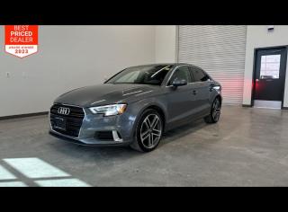 ** 2018 Audi A3 Progressiv Quattro ** POWER MOONROOF | DUAL ZONE CLIMATE CONTROL | NAVIGATION | LEATHER HEATED AND POWER ADJUSTABLE SEATING | BLUETOOTH CONNECTIVITY | PUSH BUTTON START | REMOTE KEYLESS ENTRY | 2 SETS OF WHEELS AND TIRES INCLUDED!

Welcome to West Coast Auto & RV - Proudly offering one of Winnipegs Largest selections of Pre-Owned vehicles and winner of AutoTraders Best Priced Dealer Award 4 consecutive years in 2020 | 2021 | 2022 and 2023! All Pre-Owned vehicles are completely safety-certified, come with a free Carfax history report and are also backed by a 3-Month Warranty at no charge!

This vehicle is eligible for extended warranty programs, competitive financing, and can be purchased from anywhere across Canada. Looking to trade a vehicle? Contact a Sales Associate today to complete a complimentary appraisal either in store or from the comfort of your own home!

Check out our 4.8 Star Rating on Google and discover why more customers are choosing to shop with West Coast Auto & RV. Call us or Text us at (204) 831 5005 today to book your test drive today! 

DP#0038