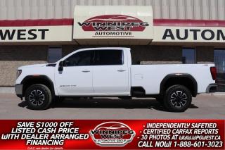 Used 2020 GMC Sierra 3500 HD SLE X31 OFF RD 6.6L 4X4, 8FT BOX, LOADED, AS NEW! for sale in Headingley, MB