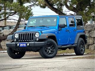 Used 2016 Jeep Wrangler Unlimited WILLYS WHEELER 4WD | BLUETOOTH | ACCIDENT FREE! for sale in Waterloo, ON