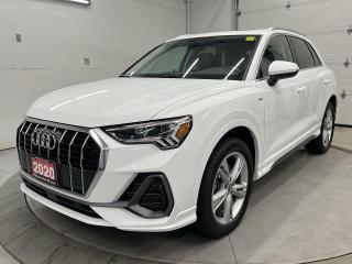 ONLY 37,000KMS!!! Progressive w/ S-line package, all-wheel drive w/ panoramic sunroof, heated leather seats, premium navigation, blind spot monitor, lane departure warning, backup camera w/ front and rear park sensors,19-inch alloys, Audi drive select, Apple CarPlay, wireless charger, dual-zone climate control, keyless entry w/push start, auto headlights, full power group incl. power seats & power liftgate, cruise control, Bluetooth and Sirius XM!!!