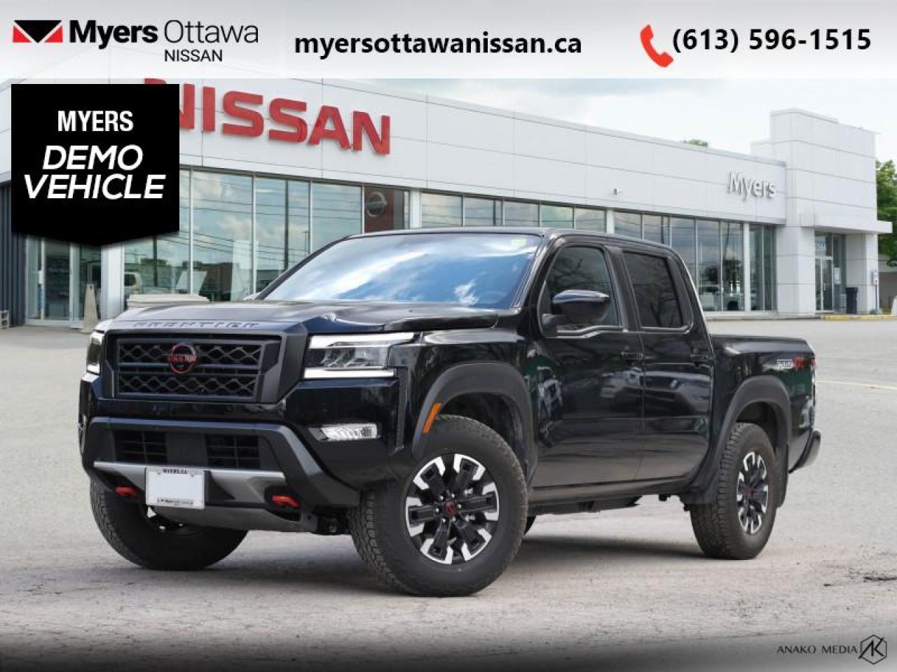 Used 2024 Nissan Frontier Crew Cab PRO-4X  The Nissan Frontier PRO-4X is a robust midsize pickup truck designed for off-road adventures. for sale in Ottawa, ON