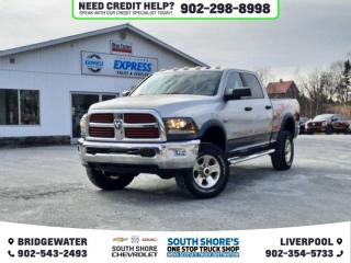 Recent Arrival! Bright Silver Metallic Clearcoat 2015 Ram 2500 Power Wagon NEW MVI! For Sale, Bridgewater 4WD 6-Speed Automatic HEMI 6.4L V8 w/FuelSaver MDS 6 Speakers, 7 TFT Instrument Cluster, ABS brakes, Air Conditioning, Alloy wheels, Auto-Dimming Exterior Mirrors, Auto-dimming Rear-View mirror, Brake assist, Comfort Group, Compass, Delay-off headlights, Electronic Stability Control, Exterior Mirrors Courtesy Lamps, Exterior Mirrors w/Supplemental Signals, Fold-Away Power Heated Mirrors, Front anti-roll bar, Front fog lights, Glove Box Lamp, Heated door mirrors, Heated Front Seats, Heated Steering Wheel, Leather Wrapped Steering Wheel, Luxury Group, Outside temperature display, Overhead Console w/UGDO, ParkView Rear Back-Up Camera, Power door mirrors, Power Folding Mirrors, Power steering, Power windows, Quick Order Package 22P Power Wagon, Radio data system, Rear Dome w/On/Off Switch Lamp, Rear step bumper, Remote SD Card Slot, Remote Start System, Speed control, Steering Wheel Mounted Audio Controls, Sun Visors w/Illuminated Vanity Mirrors, Tilt steering wheel, Traction control, Trip computer, Underhood Lamp, Universal Garage Door Opener, Variably intermittent wipers.