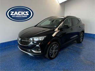 2021 Buick Encore GX Select Selecet AWD | Drivers Confidence Pkg | Zacks Certi Certified. 9-Speed Automatic AWD Ebony Twilight Metallic ECOTEC 1.3L Turbo<br><br><br>18 Machined Aluminum Wheels, 8-Way Power Driver Seat Adjuster, AM/FM radio: SiriusXM, Automatic temperature control, Front fog lights, Heated Driver & Front Passenger Seats, Power driver seat, Power Liftgate, Preferred Equipment Group 1SD, Remote keyless entry, Telescoping steering wheel.<br><br>Certification Program Details: Fully Reconditioned | Fresh 2 Yr MVI | 30 day warranty* | 110 point inspection | Full tank of fuel | Krown rustproofed | Flexible financing options | Professionally detailed<br><br>This vehicle is Zacks Certified! Youre approved! We work with you. Together well find a solution that makes sense for your individual situation. Please visit us or call 902 843-3900 to learn about our great selection.<br>Awards:<br>  * IIHS Canada Top Safety Pick with specific headlights<br>With 22 lenders available Zacks Auto Sales can offer our customers with the lowest available interest rate. Thank you for taking the time to check out our selection!