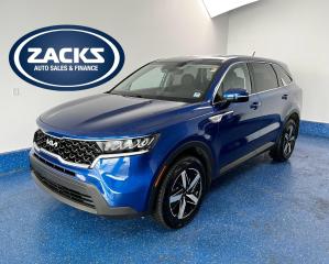 New Price! 2022 Kia Sorento LX Plus LX Plus AWD | Zacks Certified Certified. 8-Speed Automatic AWD Sapphire Blue 2.5L I4 DGI DOHC 16V LEV3-ULEV70 191hp<br><br><br>AWD, ABS brakes, Alloy wheels, Electronic Stability Control, Heated door mirrors, Heated Front Bucket Seats, Heated front seats, Illuminated entry, Low tire pressure warning, Remote keyless entry, Traction control.<br><br>Certification Program Details: Fully Reconditioned | Fresh 2 Yr MVI | 30 day warranty* | 110 point inspection | Full tank of fuel | Krown rustproofed | Flexible financing options | Professionally detailed<br><br>This vehicle is Zacks Certified! Youre approved! We work with you. Together well find a solution that makes sense for your individual situation. Please visit us or call 902 843-3900 to learn about our great selection.<br><br>With 22 lenders available Zacks Auto Sales can offer our customers with the lowest available interest rate. Thank you for taking the time to check out our selection!