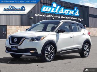 Used 2018 Nissan Kicks SR Premium, Leather, Heated Seats, Blind Spot Alert, Bluetooth, Rear Camera, Alloy Wheels & More! for sale in Guelph, ON