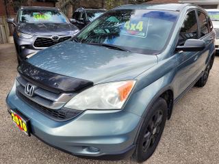 Used 2010 Honda CR-V 4WD 5DR LX Clean CarFax Certifed Finance Trades OK for sale in Rockwood, ON