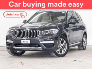 Used 2020 BMW X3 xDrive30i AWD w/ Apple CarPlay & Android Auto, Rearview Cam, Dual Zone A/C for sale in Bedford, NS