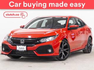 Used 2018 Honda Civic Hatchback Sport w/ Apple CarPlay & Android Auto, Backup Cam, Dual Zone A/C for sale in Toronto, ON