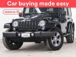 Used 2017 Jeep Wrangler Unlimited Sahara 4x4 w/ Bluetooth, A/C, Cruise Control for sale in Toronto, ON