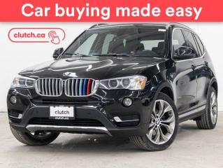 Used 2017 BMW X3 xDrive28i AWD w/ Rearview Cam, Bluetooth, Dual Zone A/C for sale in Toronto, ON