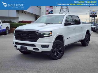 2022 RAM 1500, 4x4, Active Noise Control System, Adaptive Cruise Control w/Stop & Go, Adjustable pedals, Apple CarPlay/Android Auto, Auto-Dimming Exterior Driver Mirror,  Wide-Angle Mirror Insert, Dual Exhaust w/Black Tips, Exterior Mirrors Courtesy Lamps, Exterior Mirrors w/Heating Element, Exterior Mirrors w/Memory, Exterior Mirrors w/Supplemental Signals, harman/kardon 19 Speaker Premium Sound, Memory seat, Navigation System, Night Edition, Pedal memory, Power driver seat, Power-Folding Mirrors, RAM Grille Badge - Black, Speed control, Sport Performance Hood, Surround View Camera System, 


Eagle Ridge GM in Coquitlam is your Locally Owned & Operated Chevrolet, Buick, GMC Dealer, and a Certified Service and Parts Center equipped with an Auto Glass & Premium Detail. Established over 30 years ago, we are proud to be Serving Clients all over Tri Cities, Lower Mainland, Fraser Valley, and the rest of British Columbia. Find your next New or Used Vehicle at 2595 Barnet Hwy in Coquitlam. Price Subject to $595 Documentation Fee. Financing Available for all types of Credit.
