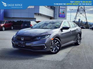 Used 2020 Honda Civic EX Lane Keeping Assist System, Power driver seat, Power moonroof, Remote keyless entry, for sale in Coquitlam, BC