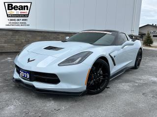 Used 2019 Chevrolet Corvette Stingray 6.2L V8 WITH REMOTE START/ENTRY, REAR VISION CAMERA, REMOVABLE ROOF, BOSE SOUND SYSTEM for sale in Carleton Place, ON