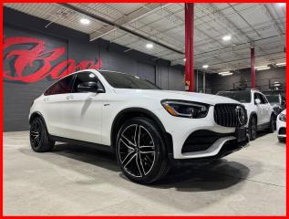 <div>MANUFAKTUR Diamond White Metallic Exterior On Black w/Red Accents, ARTICO/DINAMICA Upholstery, And An Aluminum Trim.</div><div></div><div>Single Owner, Off Lease From Mercedes-Benz Financial, Serviced At Mercedes-Benz, Certified, And A Balance Of Mercedes-Benz Warranty November 25 2026/80,000Km.</div><div></div><div>Financing And Extended Warranty Options Available, Trade-Ins Are Welcome!</div><div></div><div>This 2022 Mercedes-Benz GLC43 AMG 4MATIC Coupe Is Loaded With A Premium Package, Technology Package, AMG Drivers Package, AMG Night Package, Trailer Hitch, And Upgraded 21 AMG Bicolour Twin 5-Spoke.</div><div></div><div>Packages Include Google Android Auto, Integrated Garage Door Opener, MB Navigation, Parking Package, Active Parking Assist, Navigation Services, MBUX Navigation Plus, 360 Camera, Traffic Sign Assist, SiriusXM Satellite Radio, KEYLESS GO, 10.25" Central Media Display, 12.3" Instrument Cluster Display, MULTIBEAM LED Lighting System, Adaptive Highbeam Assist, AMG Performance Steering Wheel in Nappa/DINAMICA, Summer Performance Tires, AMG DRIVE UNIT, AMG Performance Exhaust System, Top Speed Raised to 250 km/h, TIREFIT, high gloss black front and rear apron trim, high gloss black window surrounds, high gloss black exterior mirrors and black chrome exhaust trim, And More!</div><div></div><div>We Do Not Charge Any Additional Fees For Certification, Its Just The Price Plus HST And Licencing.</div><div></div><div>Follow Us On Instagram, And Facebook.</div><div></div><div>Dont Worry About Rain, Or Snow, Come Into Our 20,000sqft Indoor Showroom, We Have Been In Business For A Decade, With Many Satisfied Clients That Keep Coming Back, And Refer Their Friends And Family. We Are Confident You Will Have An Enjoyable Shopping Experience At AutoBase. If You Have The Chance Come In And Experience AutoBase For Yourself.</div><div><br /></div>