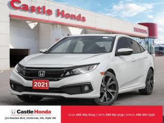 Used 2021 Honda Civic Sedan Sport | Sunroof | Alloy Wheels | Carplay for sale in Rexdale, ON