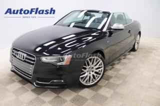 Used 2015 Audi S5 CONVERTIBLE, 3.0L TFSI V6, CUIR for sale in Saint-Hubert, QC