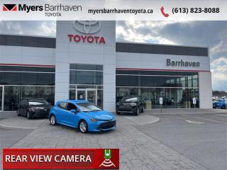 <b>Adaptive Cruise Control,  Apple CarPlay,  Android Auto,  Lane Keep Assist,  Lane Departure Alert!</b><br> <br>  Compare at $23606 - Our Live Market Price is just $22698! <br> <br>   Who says small, compact cars need to be boring? This sporty Toyota Corolla Hatchback is a blast to drive! This  2020 Toyota Corolla Hatchback is fresh on our lot in Ottawa. <br> <br>Edgy, dynamic and athletic, let me introduce you to the Toyota Corolla Hatchback! Offering a combination of great fuel economy, excellent power and premium safety features makes this Toyota Corolla Hatchback - the peoples favorite. With a sleek design, modern tech and standard Toyota Safety Sense this Corolla hatchback is ready to create something unforgettable.This  hatchback has 84,560 kms. Its  blue flame in colour  . It has an automatic transmission and is powered by a  169HP 2.0L 4 Cylinder Engine.  It may have some remaining factory warranty, please check with dealer for details. <br> <br> Our Corolla Hatchbacks trim level is CVT. This amazing Corolla Hatchback comes loaded with an 8 inch infotainment system that features Apple CarPlay and Android Auto, Entune Audio Suite Connect and wireless streaming audio. Additional features include automatic climate control, a 60/40 split folding rear seat, advanced voice recognition, a rear view camera with lane departure warning and lane keep assist, a smart key system with push button start, automatic high beam assist, forward collision warning, adaptive cruise control, LED lighting with high beam assist and much more! This vehicle has been upgraded with the following features: Adaptive Cruise Control,  Apple Carplay,  Android Auto,  Lane Keep Assist,  Lane Departure Alert,  Proximity Key,  Led Lights. <br> <br>To apply right now for financing use this link : <a href=https://www.myersbarrhaventoyota.ca/quick-approval/ target=_blank>https://www.myersbarrhaventoyota.ca/quick-approval/</a><br><br> <br/><br> Buy this vehicle now for the lowest bi-weekly payment of <b>$173.59</b> with $0 down for 84 months @ 9.99% APR O.A.C. ( Plus applicable taxes -  Plus applicable fees   ).  See dealer for details. <br> <br>At Myers Barrhaven Toyota we pride ourselves in offering highly desirable pre-owned vehicles. We truly hand pick all our vehicles to offer only the best vehicles to our customers. No two used cars are alike, this is why we have our trained Toyota technicians highly scrutinize all our trade ins and purchases to ensure we can put the Myers seal of approval. Every year we evaluate 1000s of vehicles and only 10-15% meet the Myers Barrhaven Toyota standards. At the end of the day we have mutual interest in selling only the best as we back all our pre-owned vehicles with the Myers *LIFETIME ENGINE TRANSMISSION warranty. Thats right *LIFETIME ENGINE TRANSMISSION warranty, were in this together! If we dont have what youre looking for not to worry, our experienced buyer can help you find the car of your dreams! Ever heard of getting top dollar for your trade but not really sure if you were? Here we leave nothing to chance, every trade-in we appraise goes up onto a live online auction and we get buyers coast to coast and in the USA trying to bid for your trade. This means we simultaneously expose your car to 1000s of buyers to get you top trade in value. <br>We service all makes and models in our new state of the art facility where you can enjoy the convenience of our onsite restaurant, service loaners, shuttle van, free Wi-Fi, Enterprise Rent-A-Car, on-site tire storage and complementary drink. Come see why many Toyota owners are making the switch to Myers Barrhaven Toyota. <br>*LIFETIME ENGINE TRANSMISSION WARRANTY NOT AVAILABLE ON VEHICLES WITH KMS EXCEEDING 140,000KM, VEHICLES 8 YEARS & OLDER, OR HIGHLINE BRAND VEHICLE(eg. BMW, INFINITI. CADILLAC, LEXUS...) o~o