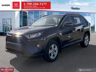 New Price!2021 Toyota RAV4 XLE 8-Speed Automatic AWD 2.5L 4-Cylinder DOHCBlueprintOdometer is 3875 kilometers below market average!ALL CREDIT APPLICATIONS ACCEPTED! ESTABLISH OR REBUILD YOUR CREDIT HERE. APPLY AT https://steeleadvantagefinancing.com/?dealer=7148 We know that you have high expectations in your car search in NL. So, if youre in the market for a pre-owned vehicle that undergoes our exclusive inspection protocol, stop by Gander Toyota. Were confident we have the right vehicle for you. Here at Gander Toyota, we enjoy the challenge of meeting and exceeding customer expectations in all things automotive.**Market Value Pricing**, AWD, Black Cloth, Active Cruise Control, Apple CarPlay/Android Auto, Auto High-beam Headlights, Exterior Parking Camera Rear, Heated Front Bucket Seats, Power driver seat, Power Liftgate, Power moonroof.Toyota Certified Details:* Through Toyota Financial Services, you can take advantage of our special Toyota Certified Used Vehicle Rates. 24 months - 5.39%, 36 months - 6.39%, 48 months - 6.69%, 60 months - 6.89%, 72 months - 7.09%* 24-hour Roadside Assistance* 6 months / 10,000 km Powertrain. Optional Extra Care Protection. $0 Deductible* 7 days / 1,500 kms Exchange Privilege* 160-point inspection* Zero Deductible / Complimentary First Oil & Filter Change (6 mos/8,000 km, whichever comes first) / FREE tank of gas / Warranty Honoured at over 1,500 Toyota Dealers in Canada and the U.S. / CARFAX Vehicle History ReportsSteele Auto Group is the most diversified group of automobile dealerships in Atlantic Canada, with 34 dealerships selling 27 brands and an employee base of over 1000. Sales are up by double digits over last year and the plan going forward is to expand further into Atlantic Canada. PLEASE CONFIRM WITH US THAT ALL OPTIONS, FEATURES AND KILOMETERS ARE CORRECT.Awards:* ALG Canada Residual Value Awards