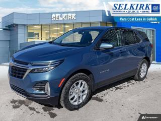 <b>Power Liftgate,  Blind Spot Detection,  Climate Control,  Heated Seats,  Apple CarPlay!</b><br> <br> <br> <br>  With its comfortable ride, roomy cabin and the technology to help you keep in touch, this 2024 Chevy Equinox is one of the best in its class. <br> <br>This extremely competent Chevy Equinox is a rewarding SUV that doubles down on versatility, practicality and all-round reliability. The dazzling exterior styling is sure to turn heads, while the well-equipped interior is put together with great quality, for a relaxing ride every time. This 2024 Equinox is sure to be loved by the whole family.<br> <br> This lakeshore blue metallic SUV  has a 6 speed automatic transmission and is powered by a  175HP 1.5L 4 Cylinder Engine.<br> <br> Our Equinoxs trim level is LT. This Equinox LT steps things up with a power liftgate for rear cargo access, blind spot detection and dual-zone climate control, and is decked with great standard features such as front heated seats with lumbar support, remote engine start, air conditioning, remote keyless entry, and a 7-inch infotainment touchscreen with Apple CarPlay and Android Auto, along with active noise cancellation. Safety on the road is assured with automatic emergency braking, forward collision alert, lane keep assist with lane departure warning, front and rear park assist, and front pedestrian braking. This vehicle has been upgraded with the following features: Power Liftgate,  Blind Spot Detection,  Climate Control,  Heated Seats,  Apple Carplay,  Android Auto,  Remote Start. <br><br> <br>To apply right now for financing use this link : <a href=https://www.selkirkchevrolet.com/pre-qualify-for-financing/ target=_blank>https://www.selkirkchevrolet.com/pre-qualify-for-financing/</a><br><br> <br/>    Incentives expire 2024-04-30.  See dealer for details. <br> <br>Selkirk Chevrolet Buick GMC Ltd carries an impressive selection of new and pre-owned cars, crossovers and SUVs. No matter what vehicle you might have in mind, weve got the perfect fit for you. If youre looking to lease your next vehicle or finance it, we have competitive specials for you. We also have an extensive collection of quality pre-owned and certified vehicles at affordable prices. Winnipeg GMC, Chevrolet and Buick shoppers can visit us in Selkirk for all their automotive needs today! We are located at 1010 MANITOBA AVE SELKIRK, MB R1A 3T7 or via phone at 204-482-1010.<br> Come by and check out our fleet of 80+ used cars and trucks and 210+ new cars and trucks for sale in Selkirk.  o~o