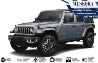 This Jeep Wrangler 4-Door Sahara, with a 3.6L V-6 engine engine, features a 8-speed automatic transmission, and generates 12.2 highway/15 city L/100km. Find this vehicle with only 0 kilometers!  Jeep Wrangler 4-Door Sahara Options: This Jeep Wrangler 4-Door Sahara offers a multitude of options. Technology options include: SiriusXM Guardian Tracker System, Voice Activated Dual Zone Front Automatic Air Conditioning, 2 LCD Monitors In The Front, MP3 Player, Satellite Radio.  Safety options include Variable Intermittent Wipers, Airbag Occupancy Sensor, Curtain 1st And 2nd Row Airbags, Dual Stage Driver And Passenger Front Airbags, Dual Stage Driver And Passenger Seat-Mounted Side Airbags.  Visit Us: Find this Jeep Wrangler 4-Door Sahara at Muskoka Chrysler today. We are conveniently located at 380 Ecclestone Dr Bracebridge ON P1L1R1. Muskoka Chrysler has been serving our local community for over 40 years. We take pride in giving back to the community while providing the best customer service. We appreciate each and opportunity we have to serve you, not as a customer but as a friend
