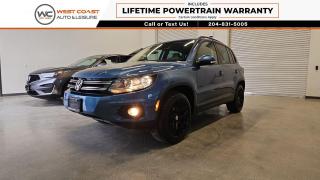 Used 2017 Volkswagen Tiguan Wolfsburg AWD | Moonroof | Leather | Heated Seats for sale in Winnipeg, MB