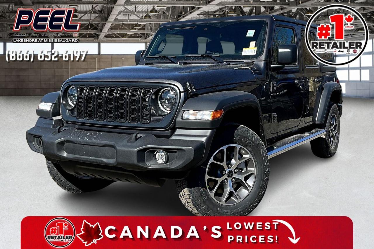 New 2024 Jeep Wrangler SPORT S 4DOOR | LED'S | Tow Grp | Black Grille | for sale in Mississauga, ON