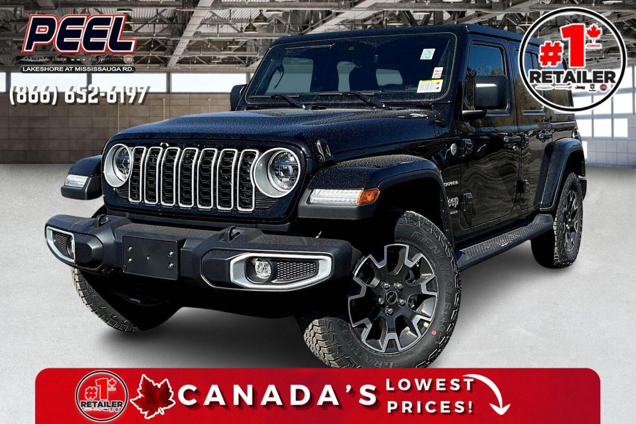 New 2024 Jeep Wrangler SAHARA 4DR | SAFETY GRP | LEATHER | 18