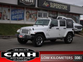 Used 2017 Jeep Wrangler Unlimited Sahara  **VERY LOW KMS** for sale in St. Catharines, ON