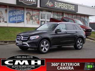 <b>GREAT MILEAGE !! 4MATIC !! NAVIGATION, 360 CAMERA, PARKING SENSORS, BLIND SPOT, BLUETOOTH, DUAL SUNROOF, LEATHER, POWER SEATS, HEATED SEATS, HEATED STEERING WHEEL, DUAL CLIMATE CONTROL, POWER ADJUSTABLE STEERING WHEEL, POWER LIFTGATE, 19-INCH ALLOY WHEELS</b><br>      This  2019 Mercedes-Benz GLC is for sale today. <br> <br>The GLC aims to keep raising benchmarks for sport utility vehicles. Its athletic, aerodynamic body envelops an elegantly high-tech cabin. With sports car like performance and styling combined with astonishing SUV utility and capability, this is the vehicle for the active family on the go. Whether your next adventure is to the city, or out in the country, this GLC is ready to get you there in style and comfort. This  SUV has 77,050 kms. Its  black in colour  . It has an automatic transmission and is powered by a  241HP 2.0L 4 Cylinder Engine. <br> <br>To apply right now for financing use this link : <a href=https://www.cmhniagara.com/financing/ target=_blank>https://www.cmhniagara.com/financing/</a><br><br> <br/><br>Trade-ins are welcome! Financing available OAC ! Price INCLUDES a valid safety certificate! Price INCLUDES a 60-day limited warranty on all vehicles except classic or vintage cars. CMH is a Full Disclosure dealer with no hidden fees. We are a family-owned and operated business for over 30 years! o~o