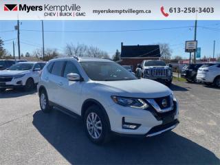 This  2018 Nissan Rogue is for sale today. <br> <br>Take on a bigger, bolder world. Get there in a compact crossover that brings a stylish look to consistent capability. Load up in a snap with an interior that adapts for adventure. Excellent safety ratings let you enjoy the drive with confidence while great fuel economy lets your adventure go further. Slide into gear and explore a life of possibilities in this Nissan Rogue. It gives you more than you expect and everything you deserve. This  SUV has 163,276 kms. Its  white in colour  . It has an automatic transmission and is powered by a  170HP 2.5L 4 Cylinder Engine. <br> <br> Our Rogues trim level is S. <br> <br>To apply right now for financing use this link : <a href=https://www.myerskemptvillegm.ca/finance/ target=_blank>https://www.myerskemptvillegm.ca/finance/</a><br><br> <br/><br>Myers deals with almost every major lender and can offer the most competitive financing options available. All of our premium used vehicles are fully detailed, subjected to a minimum 150 point inspection and are fully backed by the dealership and General Motors. <br><br>For more details on our Myers Exclusive Engine Transmission for life coverage, follow this link: <a href=https://www.myerskanatagm.ca/myers-engine-transmission-for-life/>Life Time Coverage</a>*LIFETIME ENGINE TRANSMISSION WARRANTY NOT AVAILABLE ON VEHICLES WITH KMS EXCEEDING 140,000KM, VEHICLES 8 YEARS & OLDER, OR HIGHLINE BRAND VEHICLE(eg. BMW, INFINITI. CADILLAC, LEXUS...) o~o