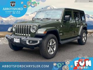 Used 2020 Jeep Wrangler Unlimited Sahara  - Aluminum Wheels - $167.59 /Wk for sale in Abbotsford, BC