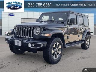 Used 2021 Jeep Wrangler Sahara Unlimited  -  4G Wi-Fi for sale in Fort St John, BC