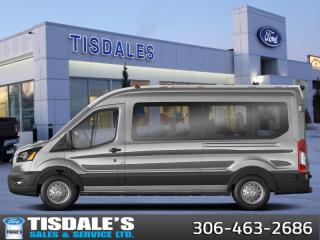 <b>360 Camera, Heated Seats, 16 inch Aluminum Wheels, Remote Engine Start, Running Boards!</b><br> <br> <br> <br>Check out the large selection of new Fords at Tisdales today!<br> <br>  Hello. <br> <br><br> <br> This ingot silver metallic van  has an automatic transmission and is powered by a  310HP 3.5L V6 Cylinder Engine.<br> <br> Our Transit Passenger Wagons trim level is XLT. This Ford Transit Passenger Wagon comes very well equipped with large door openings to make loading passengers and oversized cargo a breeze. Upgrading to this XLT trim is a great choice as you will get Ford Co-Pilot360 featuring lane keep assist, automatic emergency braking, cross-traffic alert, rear park assist with a new side sensing system, rubberized floor covering to easily keep the interior clean, a body-coloured front bumper with an enhanced chrome front grille, a multi-function display screen with SYNC 3, streaming audio and hands free phone connectivity, FordPass Connect 4G hotspot capability and front fog lights. Additional features include premium seat material, cruise control, a rear view camera to assist when backing up in tight parking spots, remote keyless entry, air conditioning to keep your passengers cool and much more. This vehicle has been upgraded with the following features: 360 Camera, Heated Seats, 16 Inch Aluminum Wheels, Remote Engine Start, Running Boards, 15-passenger Seating, Intelligent Access W/push Button Start. <br><br> View the original window sticker for this vehicle with this url <b><a href=http://www.windowsticker.forddirect.com/windowsticker.pdf?vin=1FBAX9CG0RKA49668 target=_blank>http://www.windowsticker.forddirect.com/windowsticker.pdf?vin=1FBAX9CG0RKA49668</a></b>.<br> <br>To apply right now for financing use this link : <a href=http://www.tisdales.com/shopping-tools/apply-for-credit.html target=_blank>http://www.tisdales.com/shopping-tools/apply-for-credit.html</a><br><br> <br/>    7.99% financing for 72 months. <br> Buy this vehicle now for the lowest bi-weekly payment of <b>$791.63</b> with $0 down for 72 months @ 7.99% APR O.A.C. ( Plus applicable taxes -  $699 administration fee included in sale price.   ).  Incentives expire 2024-04-30.  See dealer for details. <br> <br>Tisdales is not your standard dealership. Sales consultants are available to discuss what vehicle would best suit the customer and their lifestyle, and if a certain vehicle isnt readily available on the lot, one will be brought in. o~o
